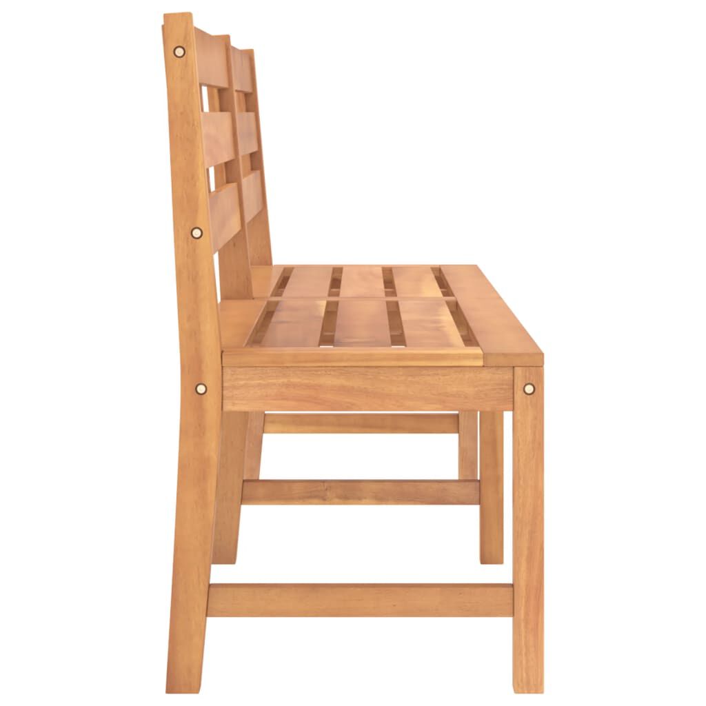 vidaXL Garden Bench 180 cm Solid Teak Wood