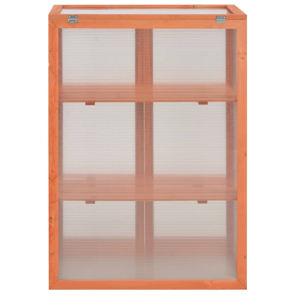 vidaXL Greenhouse Wood 75x47x109 cm