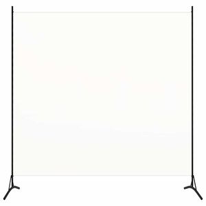 vidaXL 1-Panel Room Divider White 175x180 cm