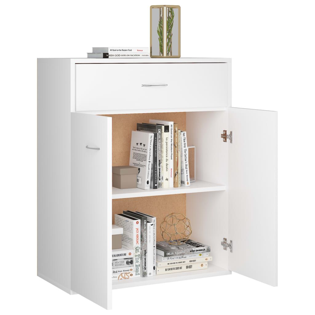 vidaXL Sideboard White 60x30x75 cm Engineered Wood