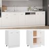 vidaXL Bottom Cabinet Lyon White 60x46x81.5 cm Engineered Wood