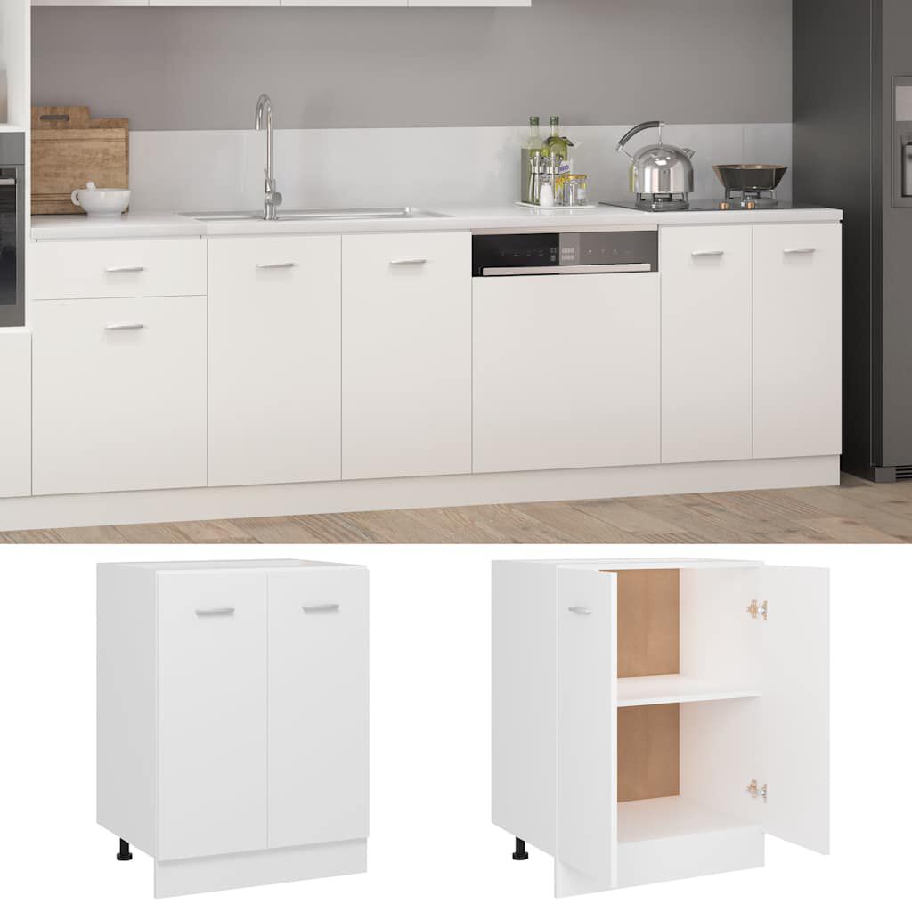 vidaXL Bottom Cabinet Lyon White 60x46x81.5 cm Engineered Wood