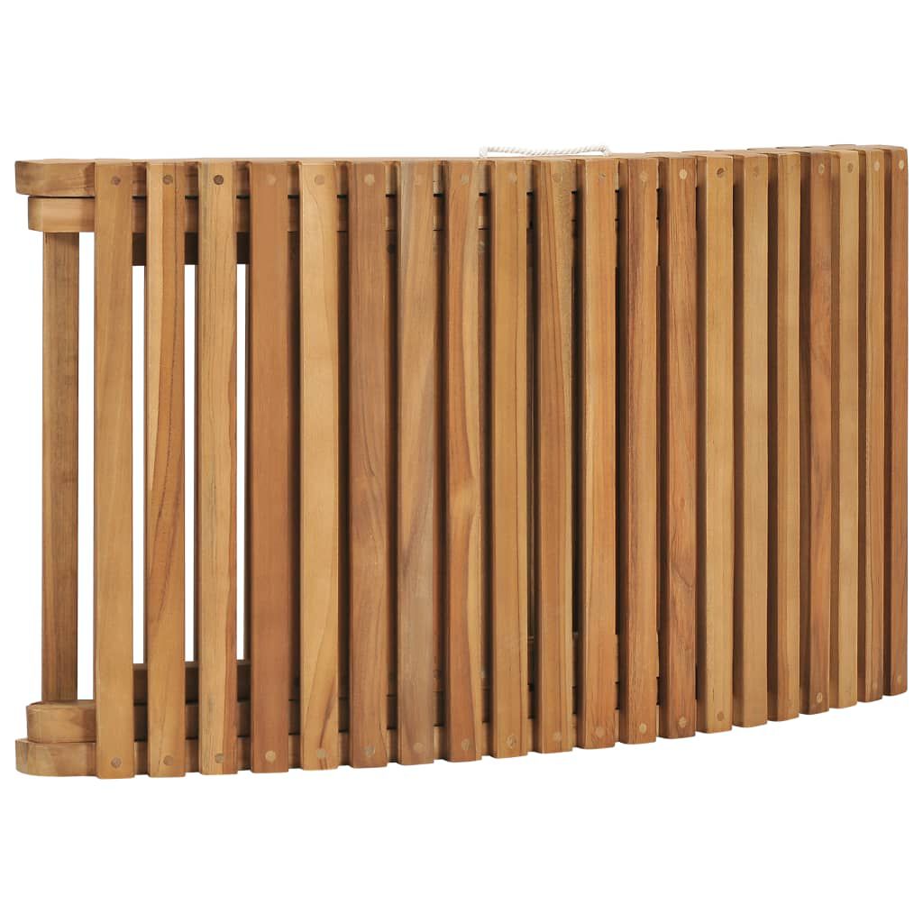 vidaXL 3 Piece Folding Garden Lounge Set Solid Teak Wood