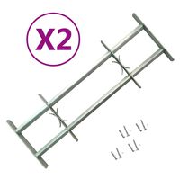 vidaXL Adjustable Security Grilles for Windows 2 pcs 1000-1500 mm,  vidaXL Adjustable Security Grilles for Windows 2 pcs 1000-1500 mm