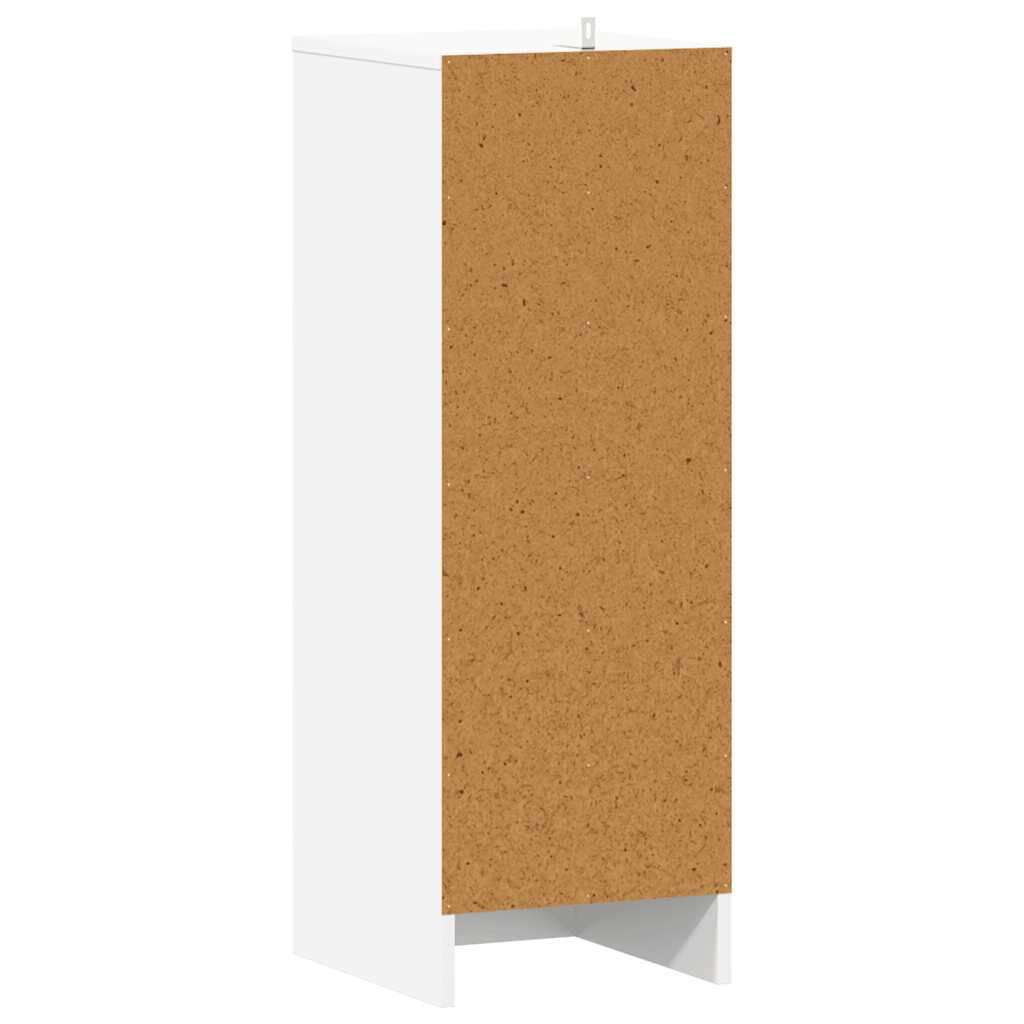 vidaXL Shoe Cabinet White 32x35x92 cm Engineered Wood