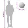 vidaXL Wall Mirror 40 cm Round Glass