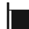 vidaXL 5-Panel Room Divider Black 250x180 cm