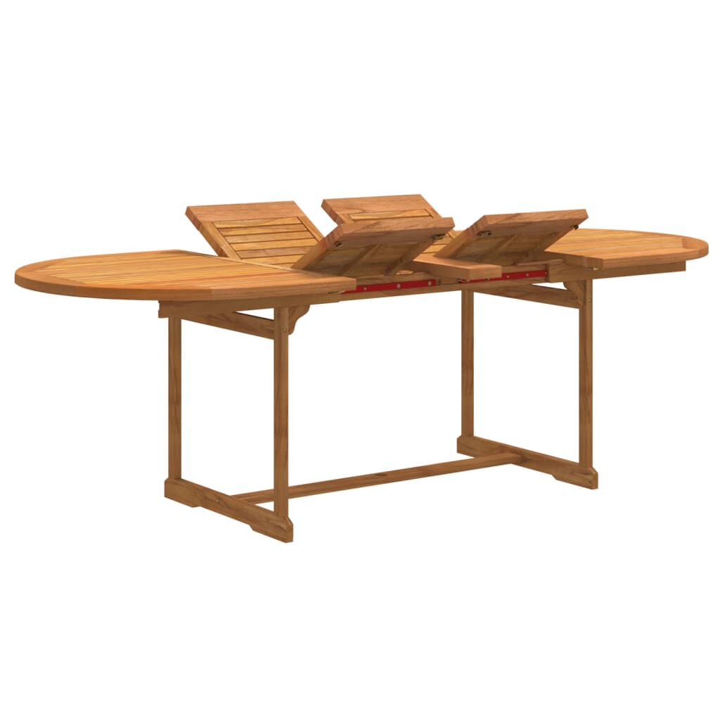vidaXL 7 Piece Garden Dining Set Solid Wood Acacia and Textilene