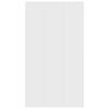 vidaXL Book Cabinet/Sideboard White 66x30x98 cm Engineered Wood