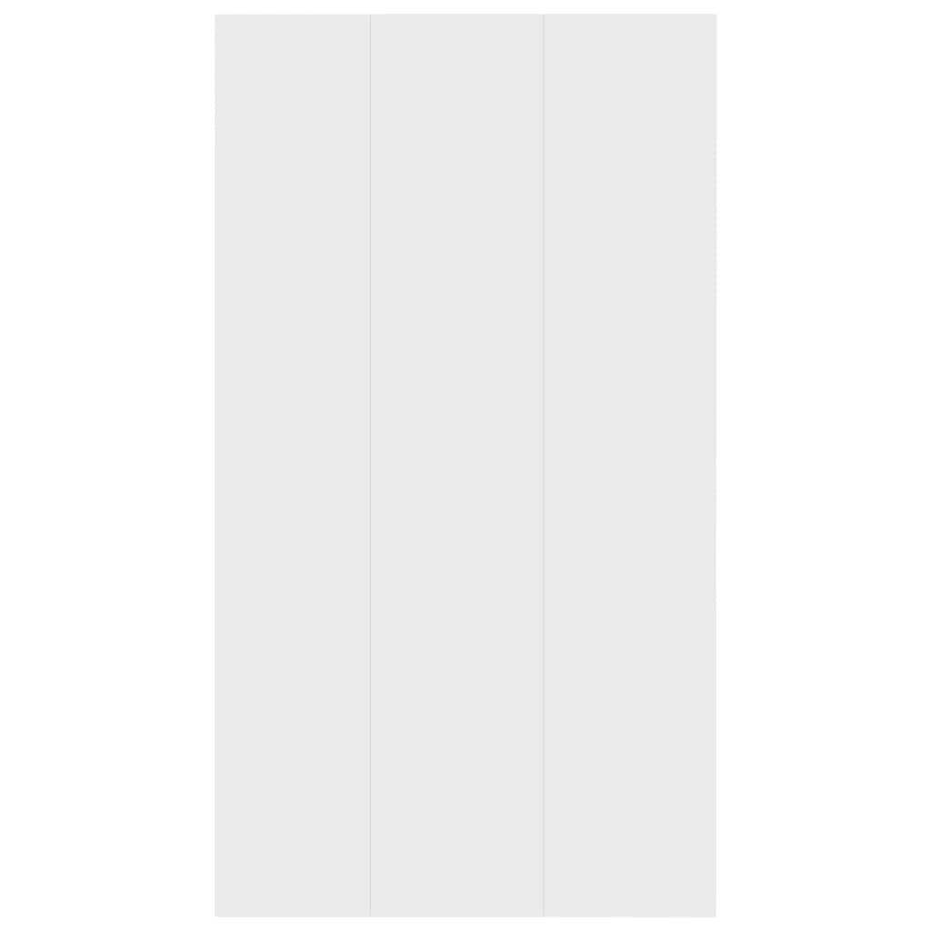 vidaXL Book Cabinet/Sideboard White 66x30x98 cm Engineered Wood