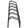 vidaXL Bike Rack for 6 Bikes Black Steel