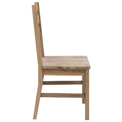 vidaXL Dining Chairs 2 pcs Solid Acacia Wood,  vidaXL Dining Chairs 2 pcs Solid Acacia Wood