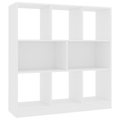 vidaXL Book Cabinet White 97.5x29.5x100 cm Engineered Wood, white vidaXL Book Cabinet White 97.5x29.5x100 cm Engineered Wood
