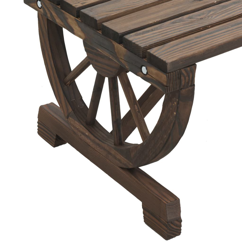 vidaXL 3 Piece Garden Dining Set Solid Wood Fir