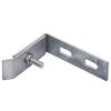 vidaXL Wall Corner Connector 10 Sets Silver