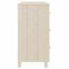 vidaXL Sideboard HAMAR Honey Brown 113x40x80 cm Solid Wood Pine