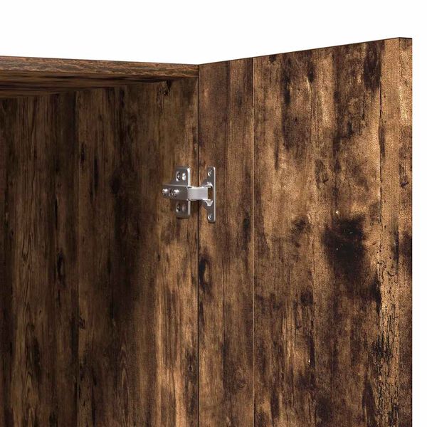 vidaXL Washing Machine Cabinet Smoked Oak 71x71.5x91.5cm