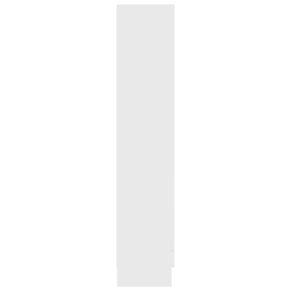 vidaXL Book Cabinet White 82.5x30.5x150 cm Engineered Wood