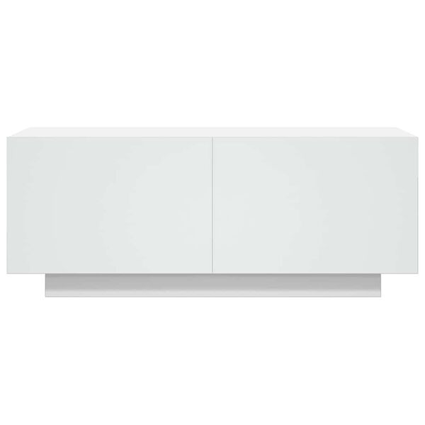 vidaXL TV Cabinet White 100x35x40 cm Engineered Wood