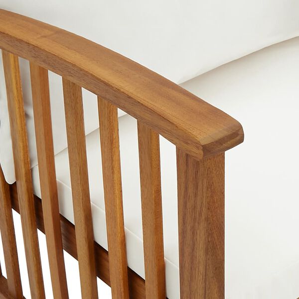 vidaXL 5 Piece Garden Lounge Set with Cushions Solid Acacia Wood (310257+310260+310263)