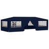 vidaXL Professional Party Tent with Side Walls 4x9 m Blue 90 g/m?