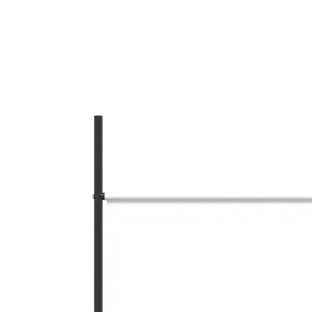 vidaXL 4-Panel Room Divider White 200x200 cm Fabric