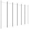 vidaXL 6-Panel Room Divider White 300x200 cm Fabric