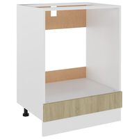 vidaXL Oven Cabinet Lyon Sonoma Oak 60x46x81.5 cm Engineered Wood