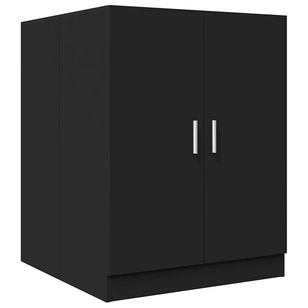 vidaXL Washing Machine Cabinet Black 71x71.5x91.5 cm