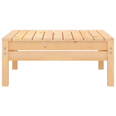 vidaXL 4 Piece Garden Lounge Set Solid Pinewood, natural vidaXL 4 Piece Garden Lounge Set Solid Pinewood