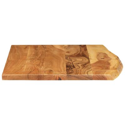 vidaXL Bathroom Vanity Top Solid Acacia Wood 80x52x2.5 cm,  vidaXL Bathroom Vanity Top Solid Acacia Wood 80x52x2.5 cm