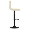 vidaXL Bar Stools 2 pcs Cream Velvet