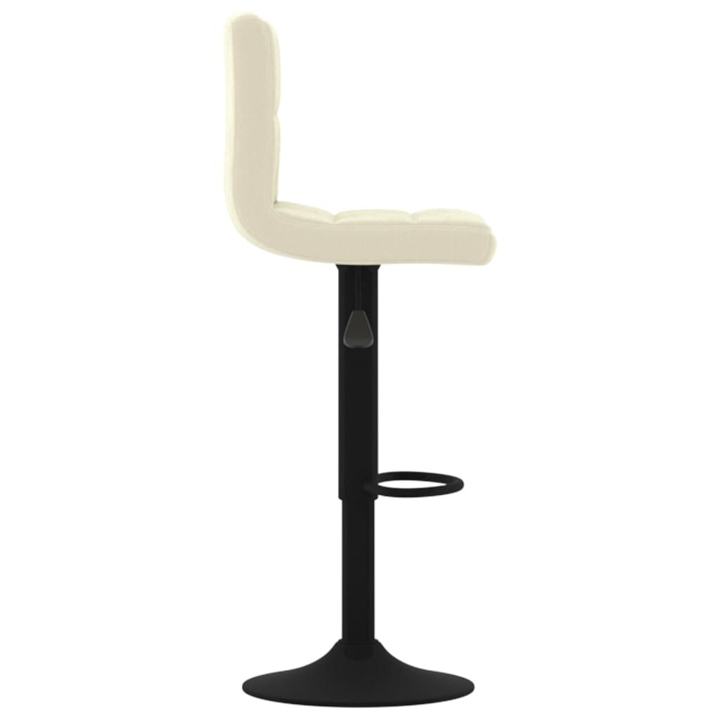 vidaXL Bar Stools 2 pcs Cream Velvet