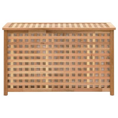 vidaXL Laundry Chest 77.5x37.5x46.5 cm Solid Walnut Wood,  vidaXL Laundry Chest 77.5x37.5x46.5 cm Solid Walnut Wood