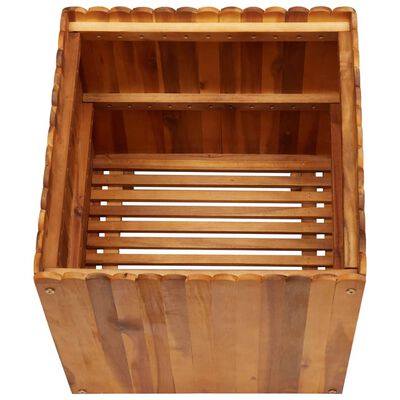 vidaXL Garden Raised Bed 50x50x50 cm Solid Acacia Wood,  vidaXL Garden Raised Bed 50x50x50 cm Solid Acacia Wood