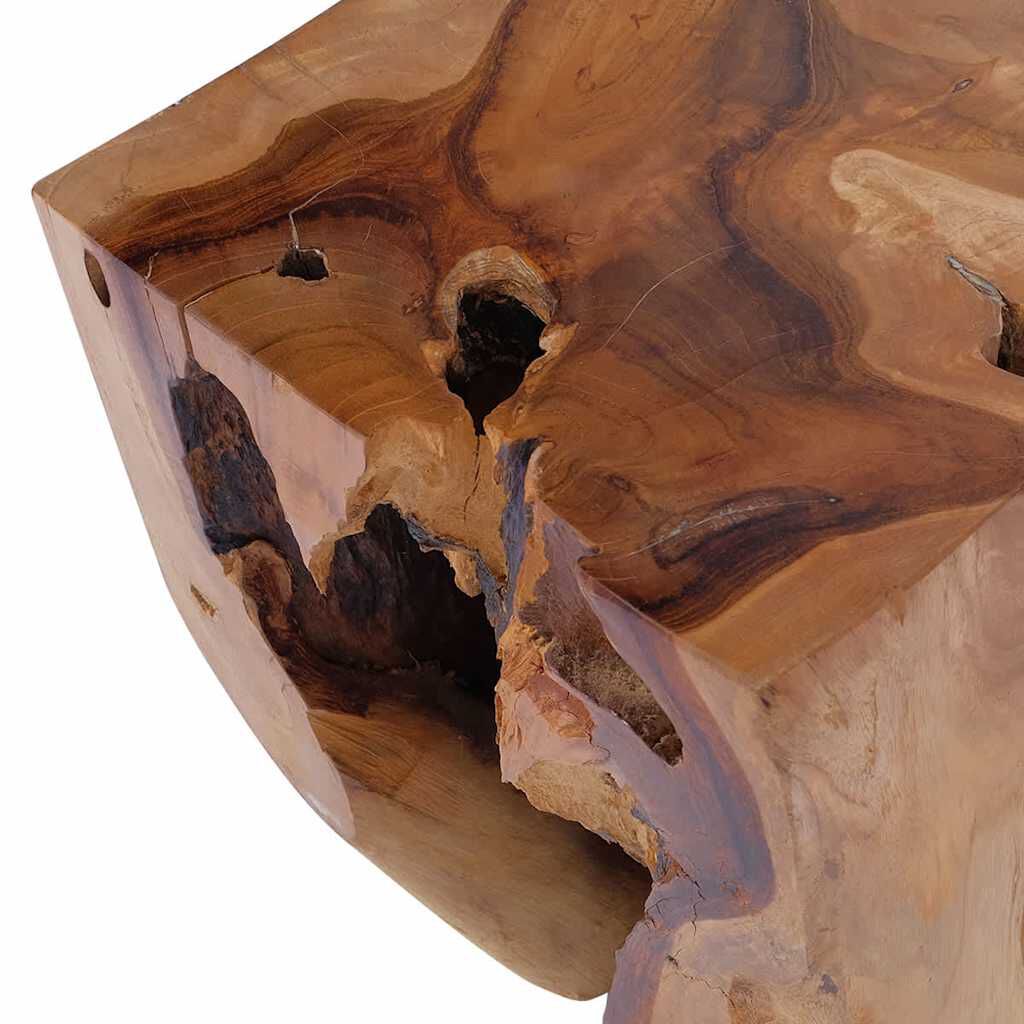 vidaXL Stool Solid Teak Wood