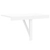 vidaXL Folding Wall Table White 100x60 cm