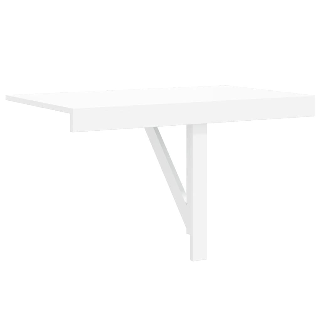 vidaXL Folding Wall Table White 100x60 cm