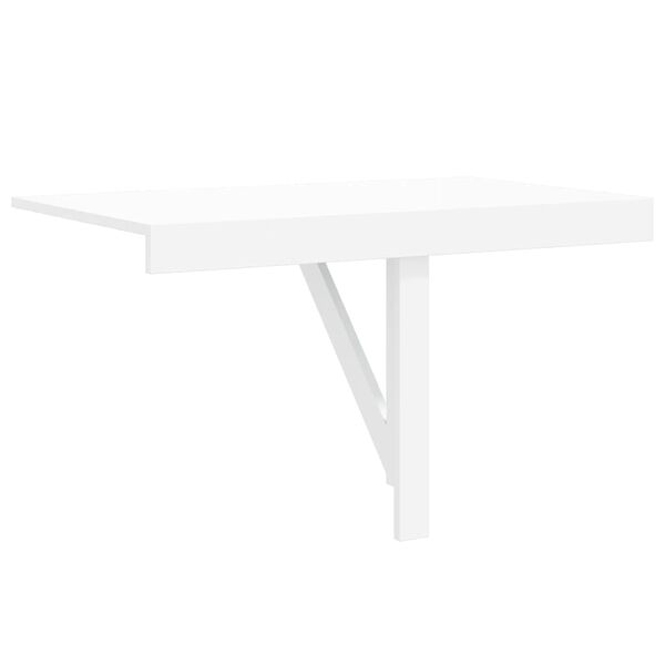 vidaXL Folding Wall Table White 100x60 cm