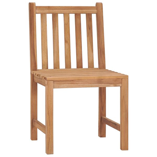 vidaXL Garden Chairs 8 pcs Solid Teak Wood