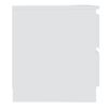 vidaXL Bed Cabinets 2 pcs White 50x39x43.5 cm Engineered Wood