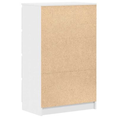 vidaXL Sideboard White 60x35x98.5 cm Engineered Wood, white vidaXL Sideboard White 60x35x98.5 cm Engineered Wood