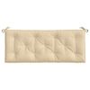 vidaXL Garden Bench Cushions 2 pcs Beige 120x50x7 cm Oxford Fabric
