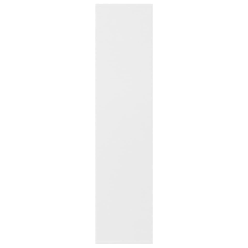 vidaXL Book Cabinet White 50x25x106 cm Engineered Wood