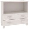 vidaXL Sideboard HAMAR White 85x35x80 cm Solid Wood Pine