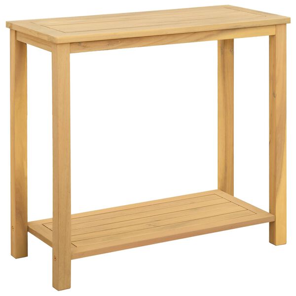 vidaXL Garden Console Table 80x35x75 cm Solid Acacia Wood