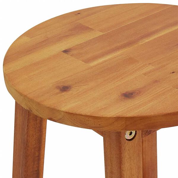 vidaXL Bar Stools 4 pcs Solid Acacia Wood