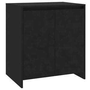 vidaXL Sideboard Black 70x41x75 cm Engineered Wood