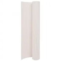 vidaXL Double-Sided Garden Fence 110x400 cm White