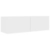 vidaXL 8 Piece TV Cabinet Set White Engineered Wood
